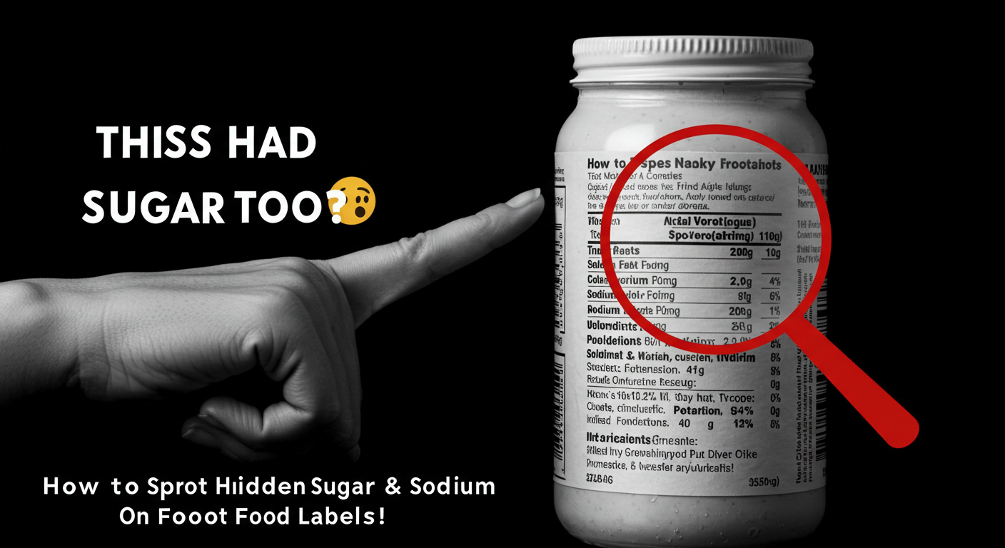 This Had Sugar Too?!&quot; 😱 How to Spot Hidden Sugar &amp; Sodium on Food Labels!-3