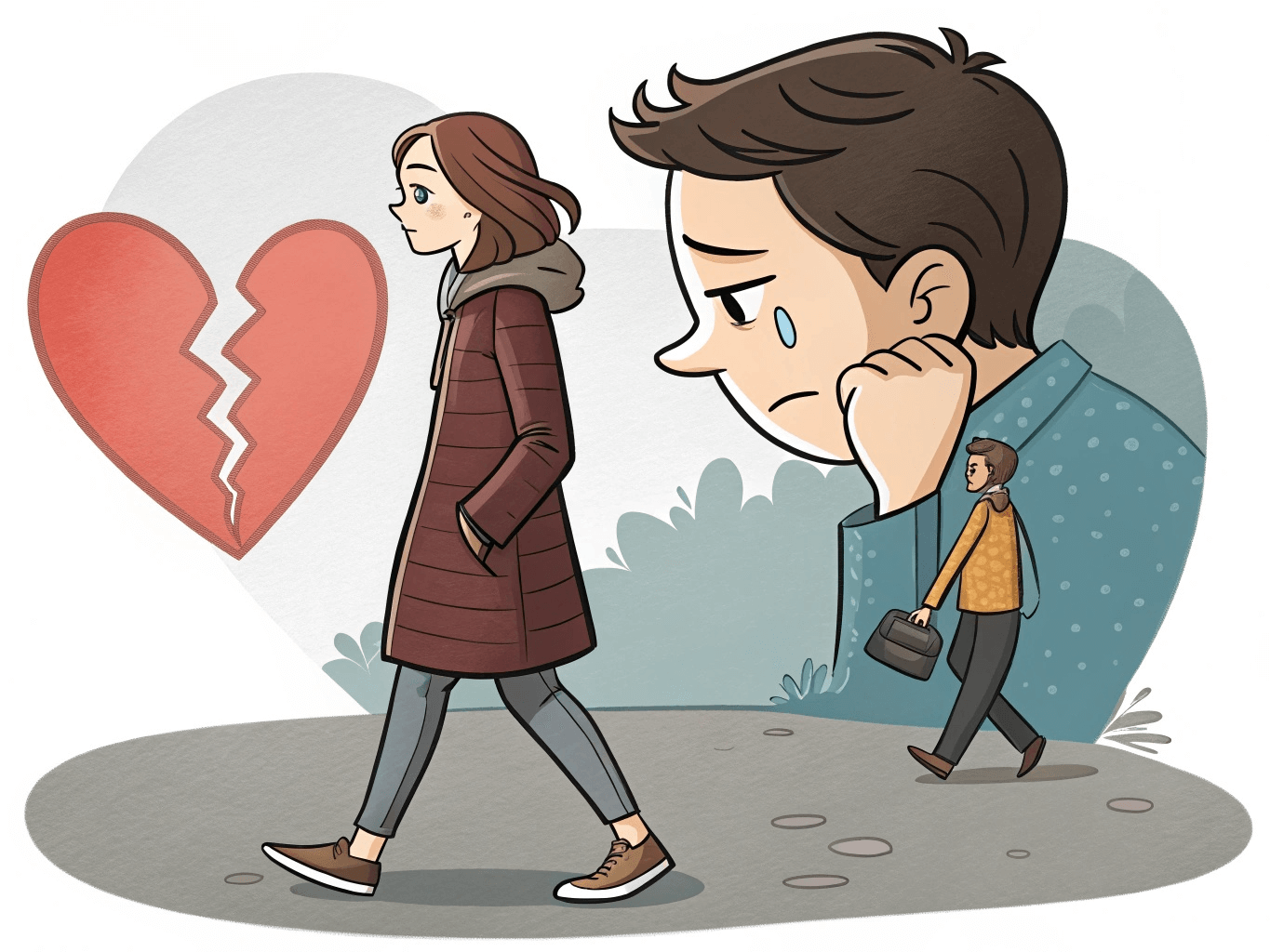 이별 후 회피형, 다시 연락할 가능성은?