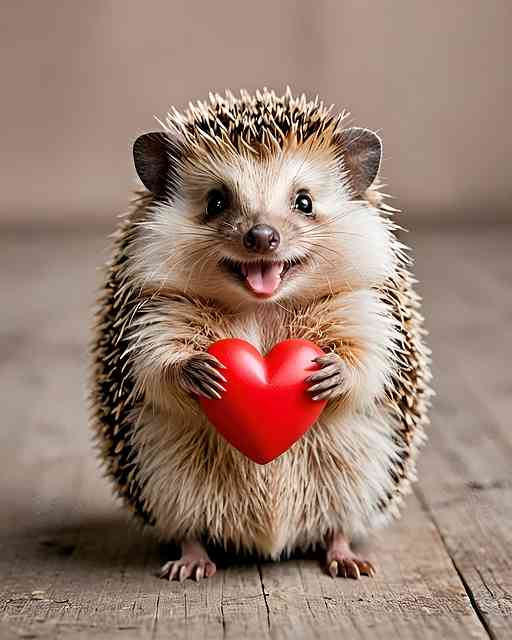 귀여운 아기 고슴도치 이미지