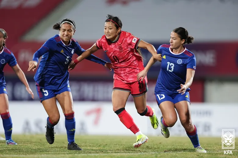 여자 축구 필리핀전