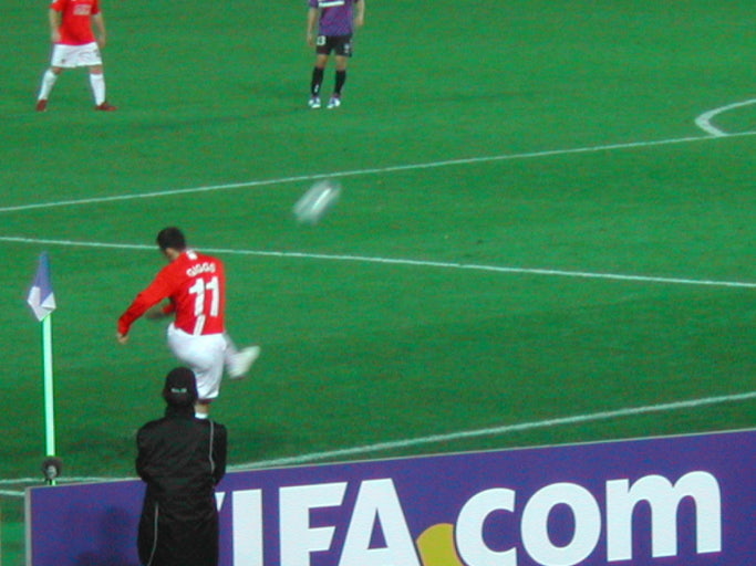 맨체스터 유나이티드 긱스 코너킥 사진