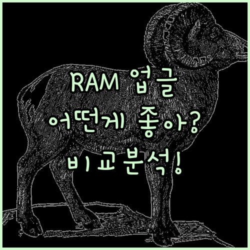 노트북 RAM 업그레이드 가이드 킹스
