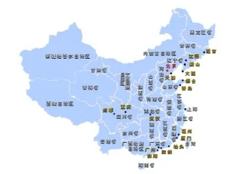 중국지도 한글판 크게보기 장가계 황산 태항산 청도 계림_13