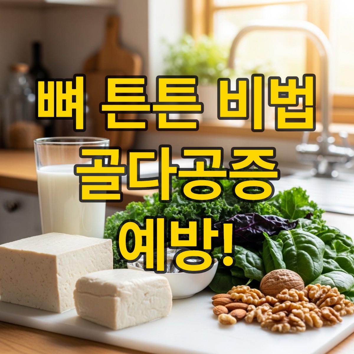 골다공증에 좋은 음식 알아보기