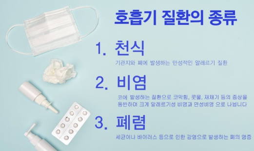 호흡기 질환의 원인과 증상 &amp; 예방하기