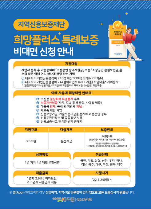 희망플러스 특례보증
