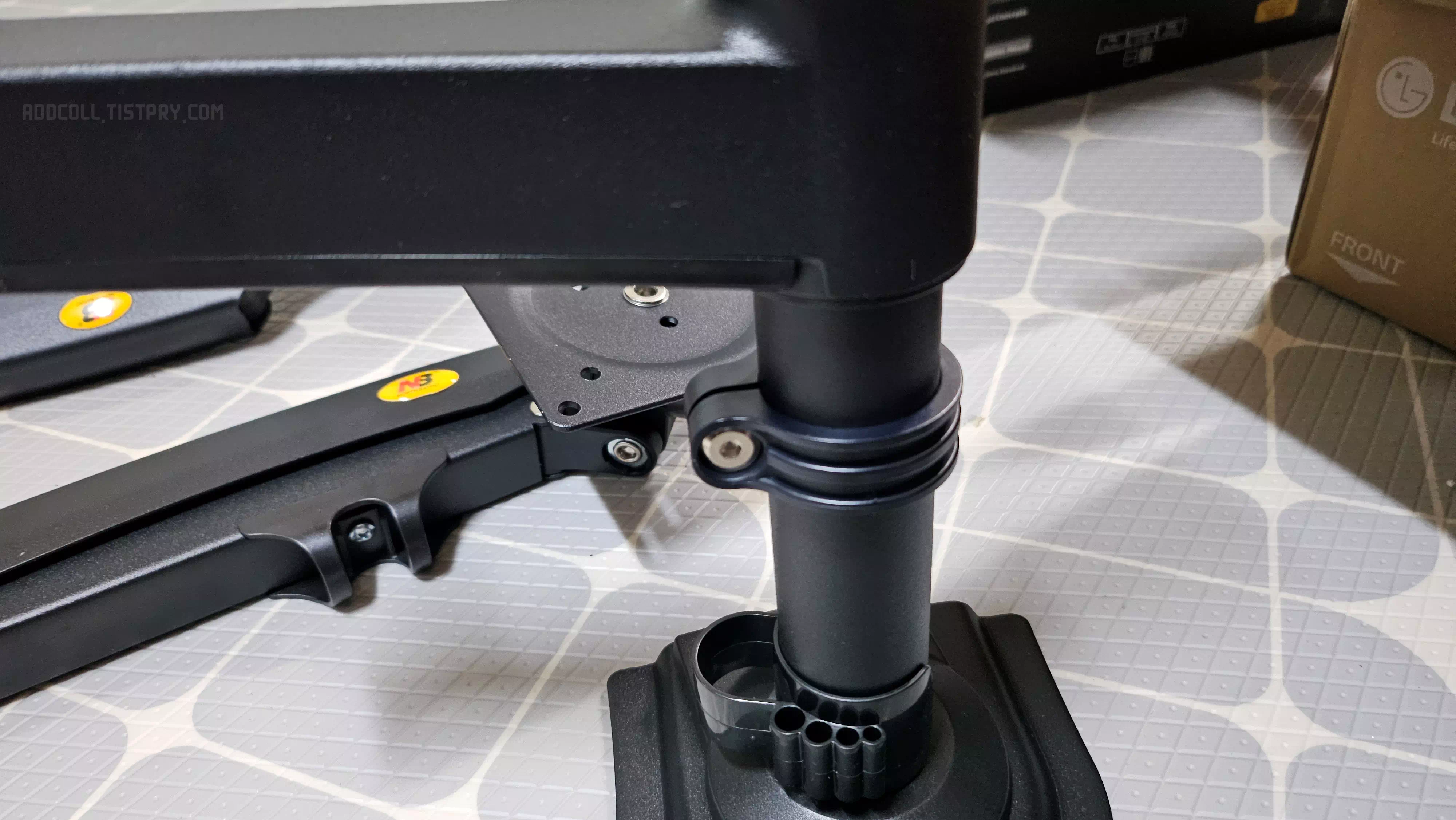 기둥과 관절 조립