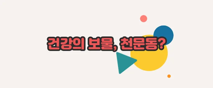 천문동 효능 함께 알아보죠