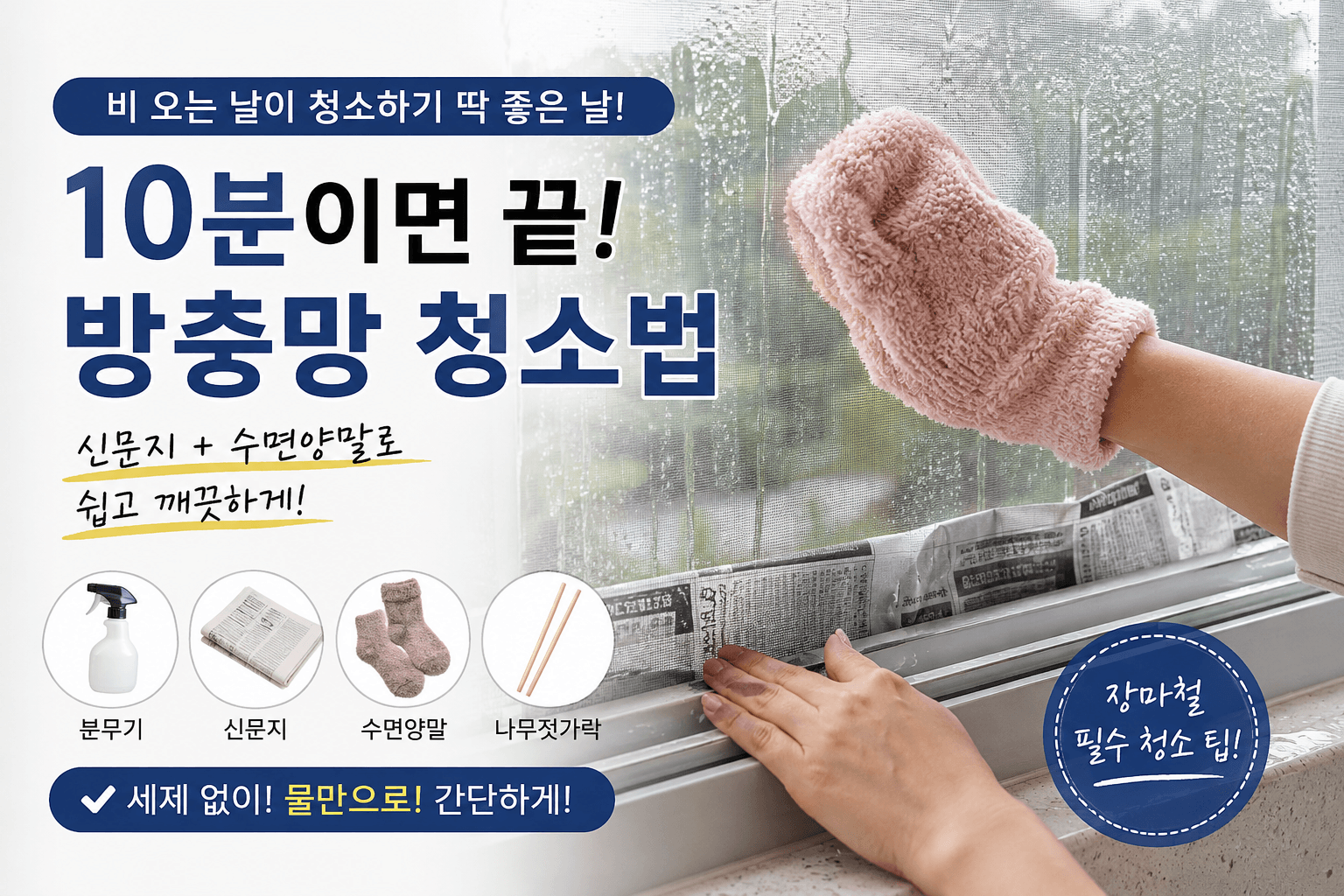 방충망 청소비법