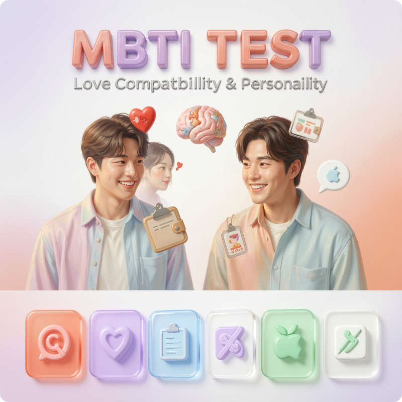MBTI 연애 궁합 무료 테스트 이미지