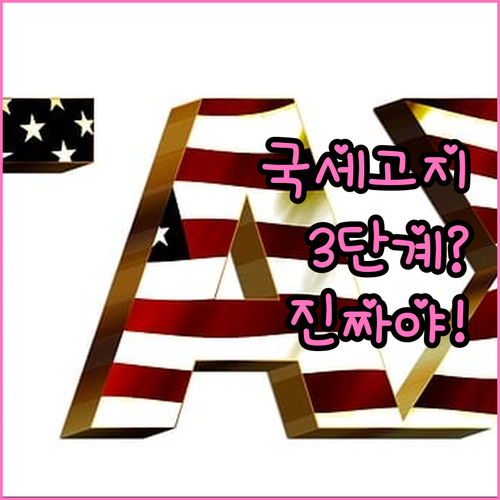 국민비서로 국세고지서 알림 3단계 신..