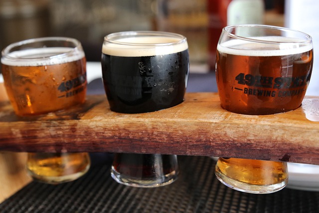 맥주 종류별 한 잔씩