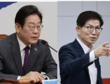 이재명과 김문수 사진