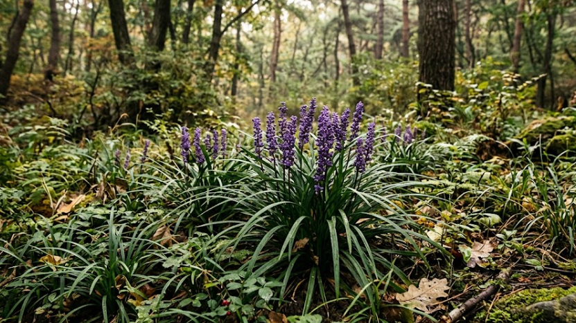 맥문동(Liriope platyphylla)