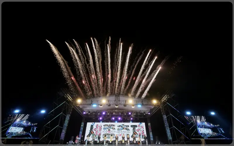 세종 축제 불꽃놀이