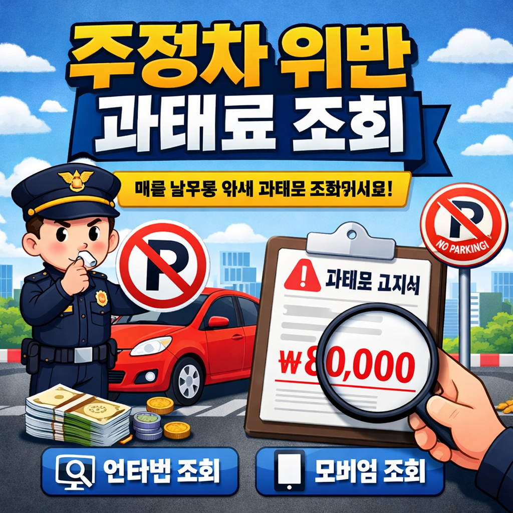 주정차 위반 과태료 조회
