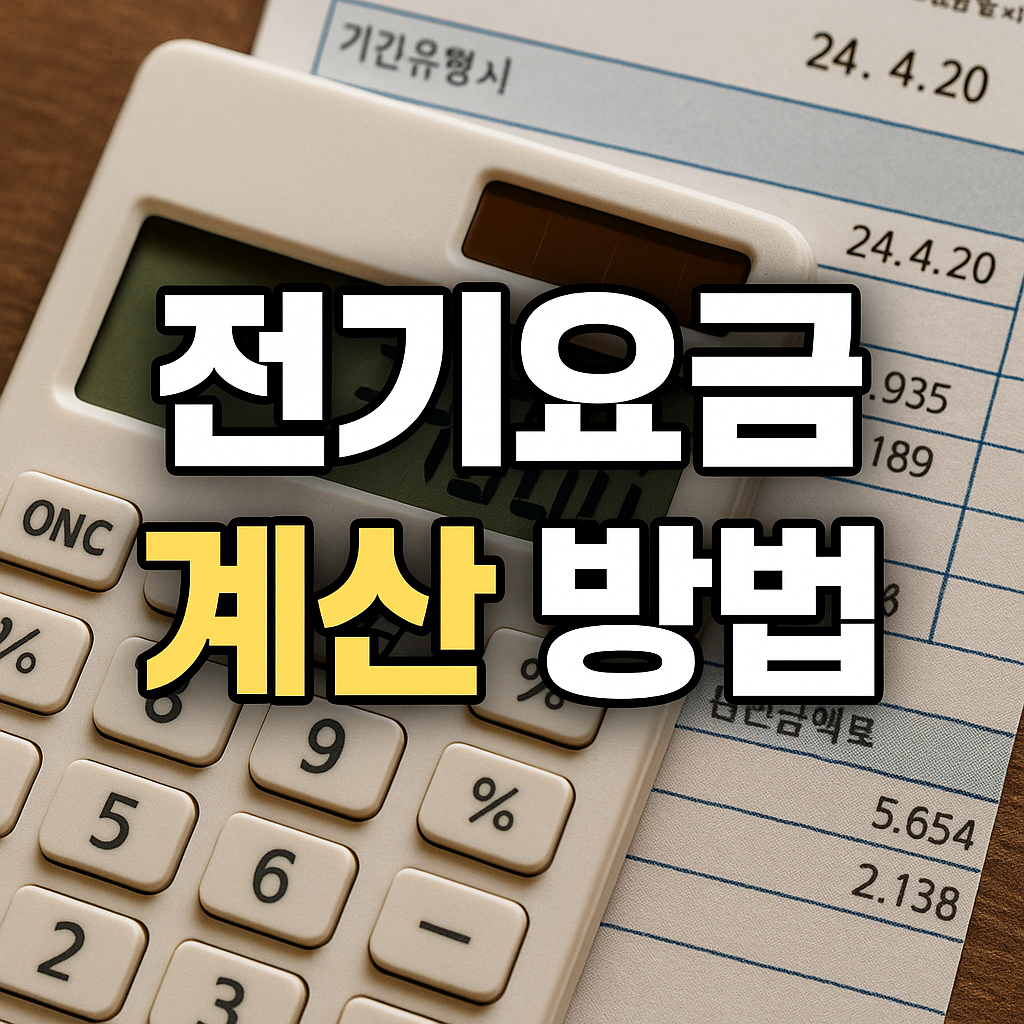 전기요금 계산방법