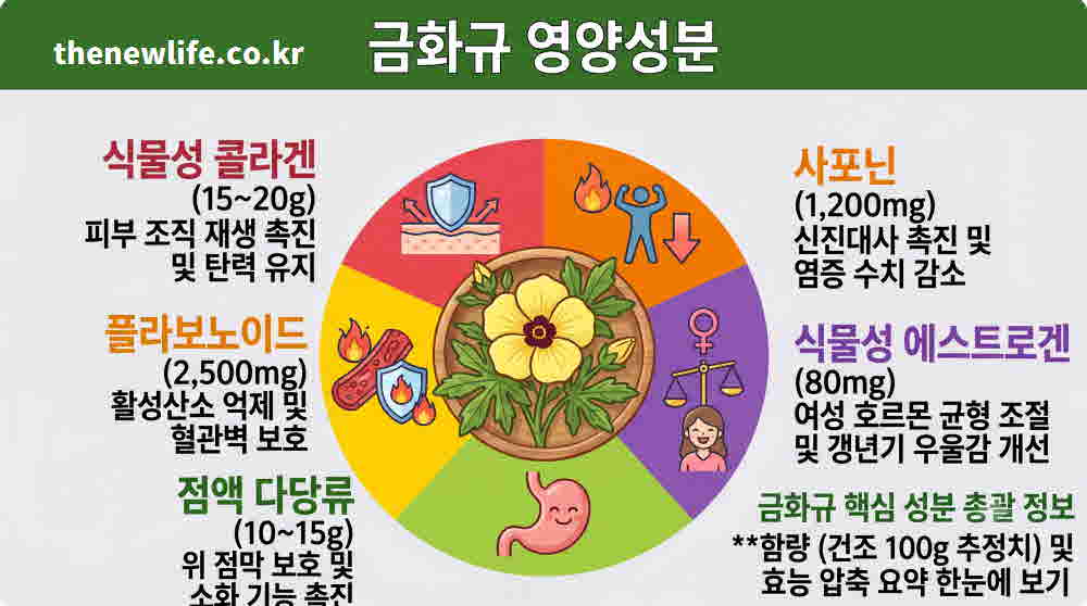 금화규 효능 영양성분