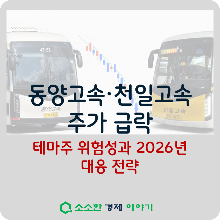 동양고속·천일고속 주가 급락 ❘ 테마주 위험성과 2026년 대응 전략