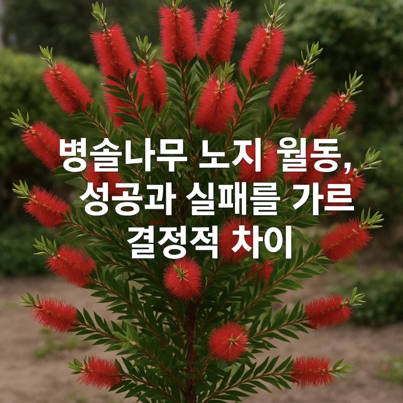 병솔나무 노지 월동, 성공과 실패를 가르는 결정적 차이