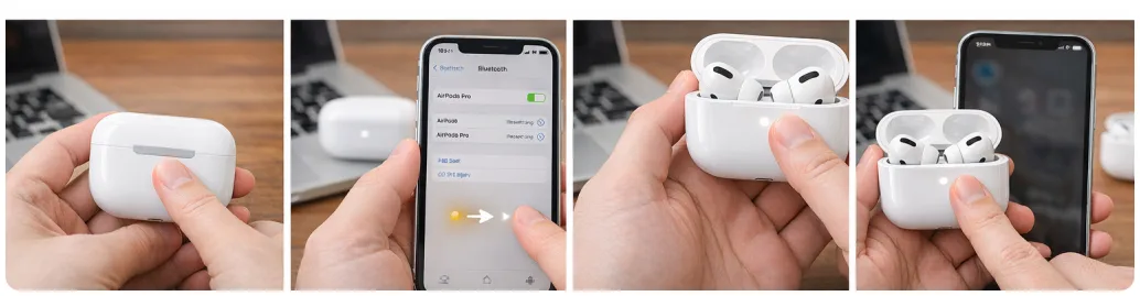 에어팟 초기화 방법 - 재연결