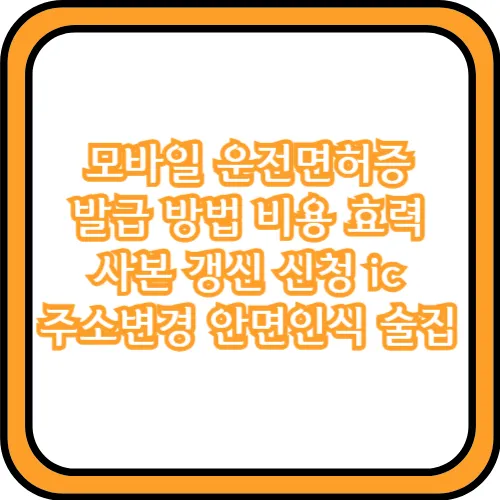 모바일 운전면허증 발급