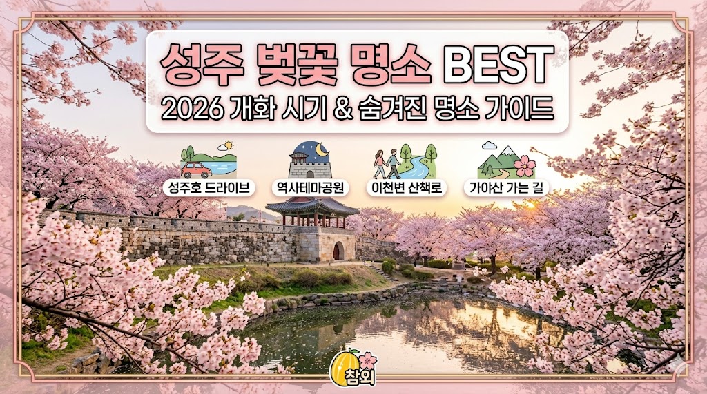 성주 벚꽃 명소