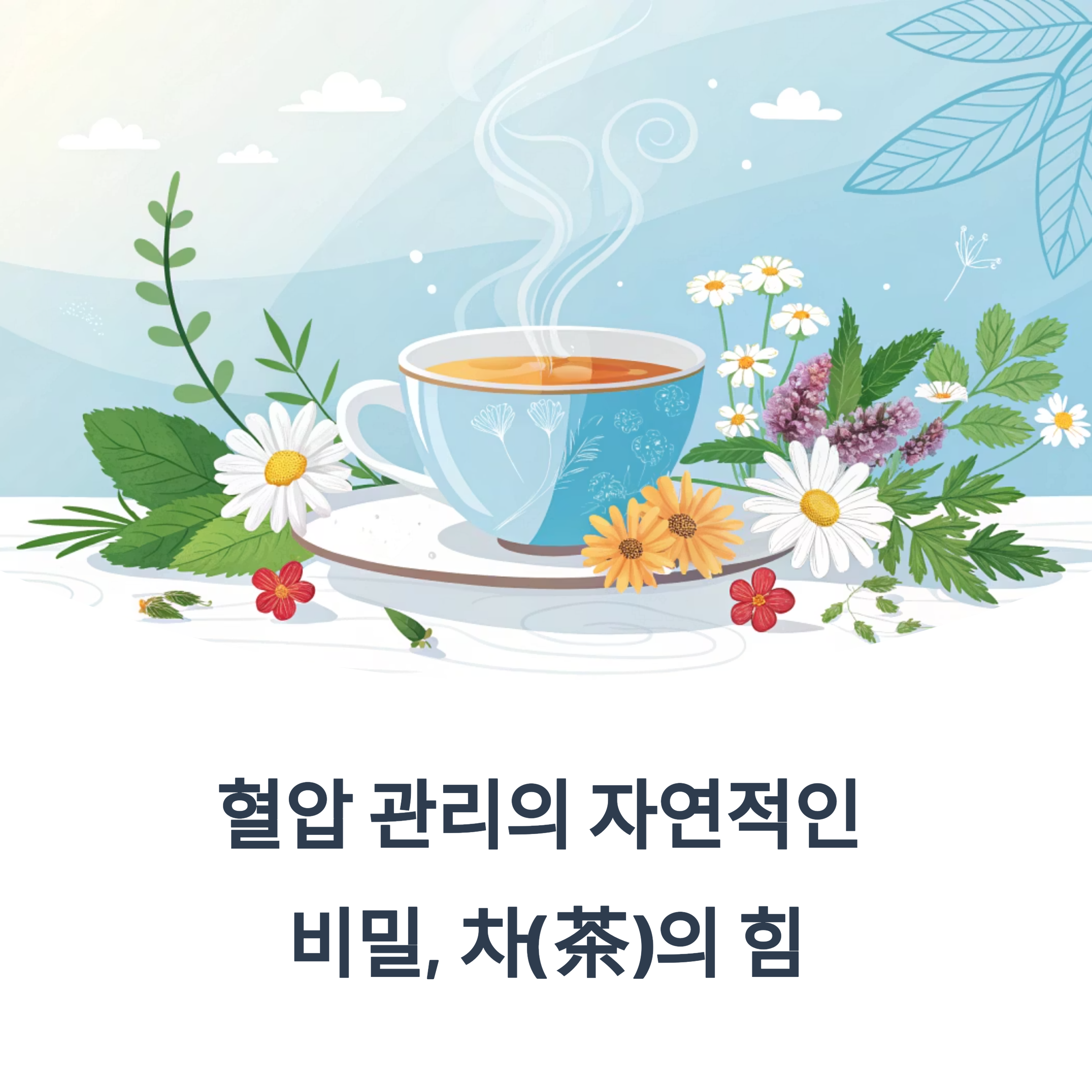 혈압 낮추는 효과 좋은 차 5가지