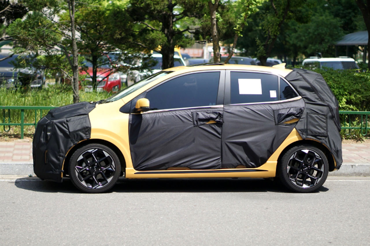 기아 신형 모닝 페이스리프트 테스트카