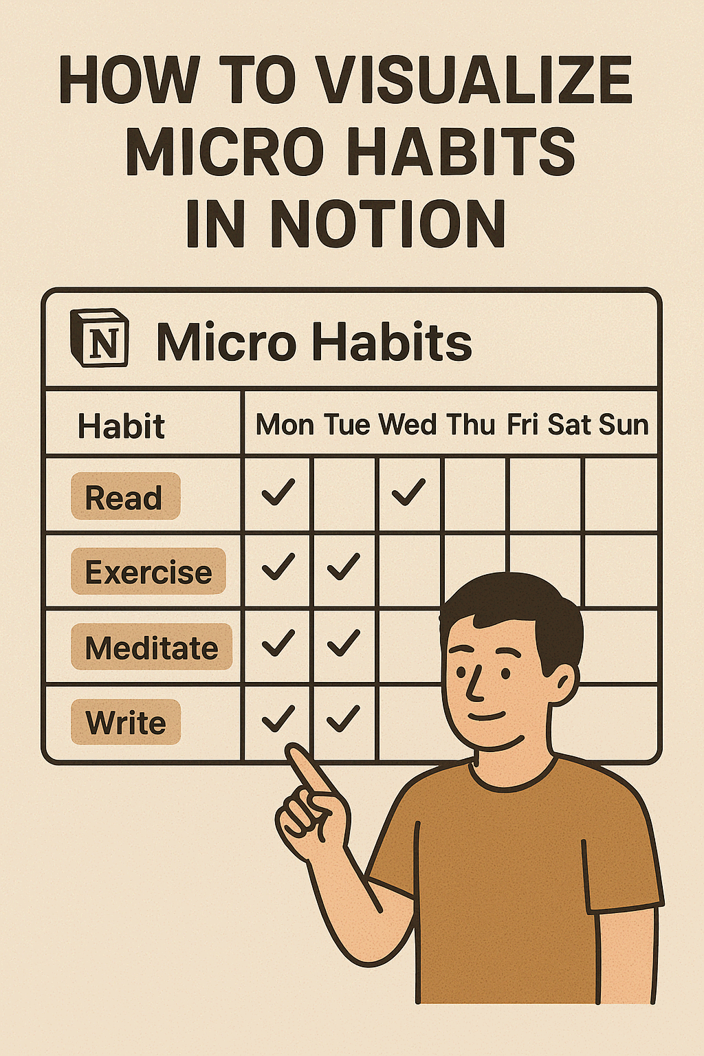 Notion으로 마이크로 습관을 시각화하는 방법