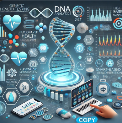 유전자 검사 & 건강 관리 앱 연동, 맞춤형 건강 관리 시대 관련 사진