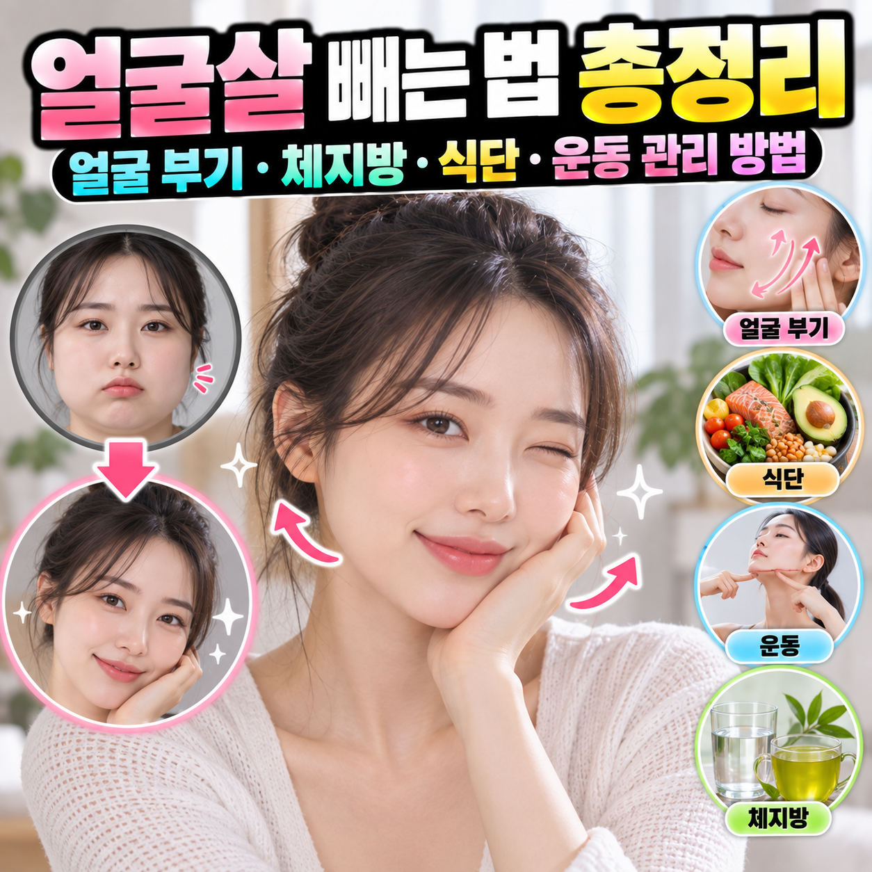 얼굴살 빼는 법