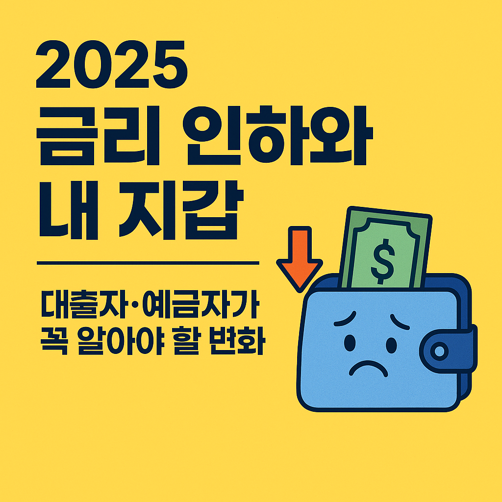 금리 인하와 내 지갑 – 대출자·예금자가 꼭 알아야 할 변화