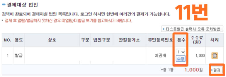 법인 등기부등본 발급방법