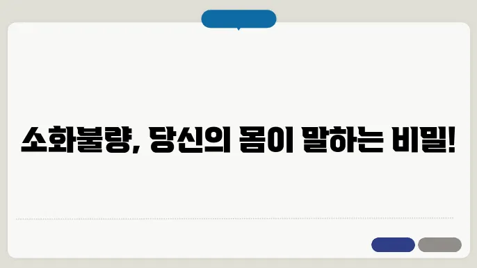 소화가 안되는 증상