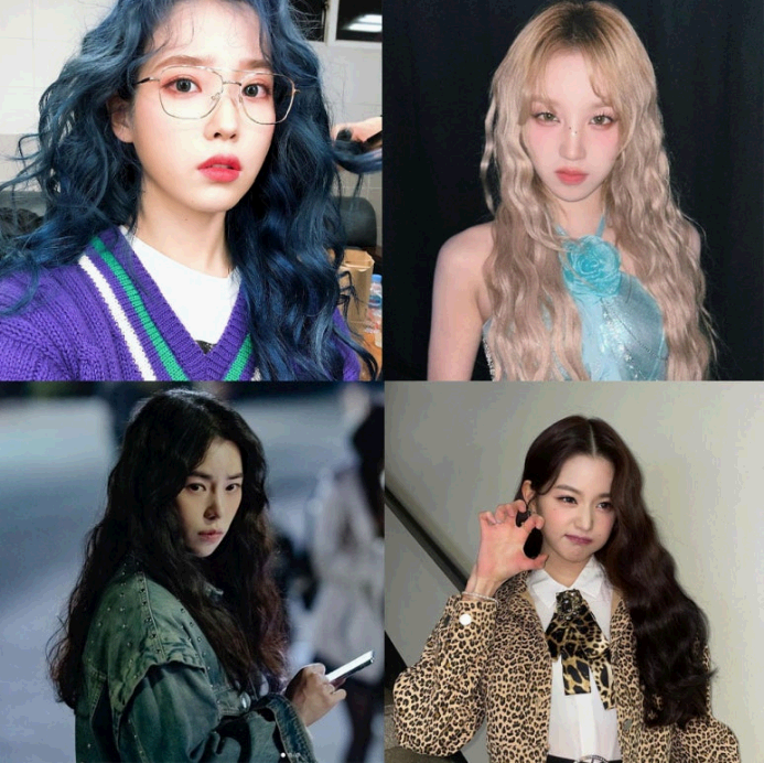 가을웜톤-히피펌