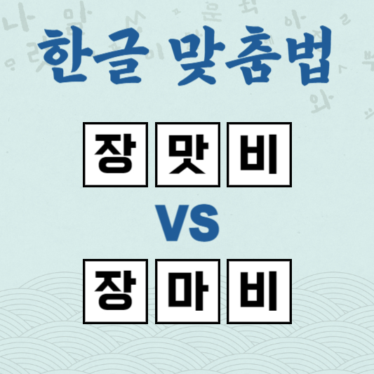 장맛비 장마비