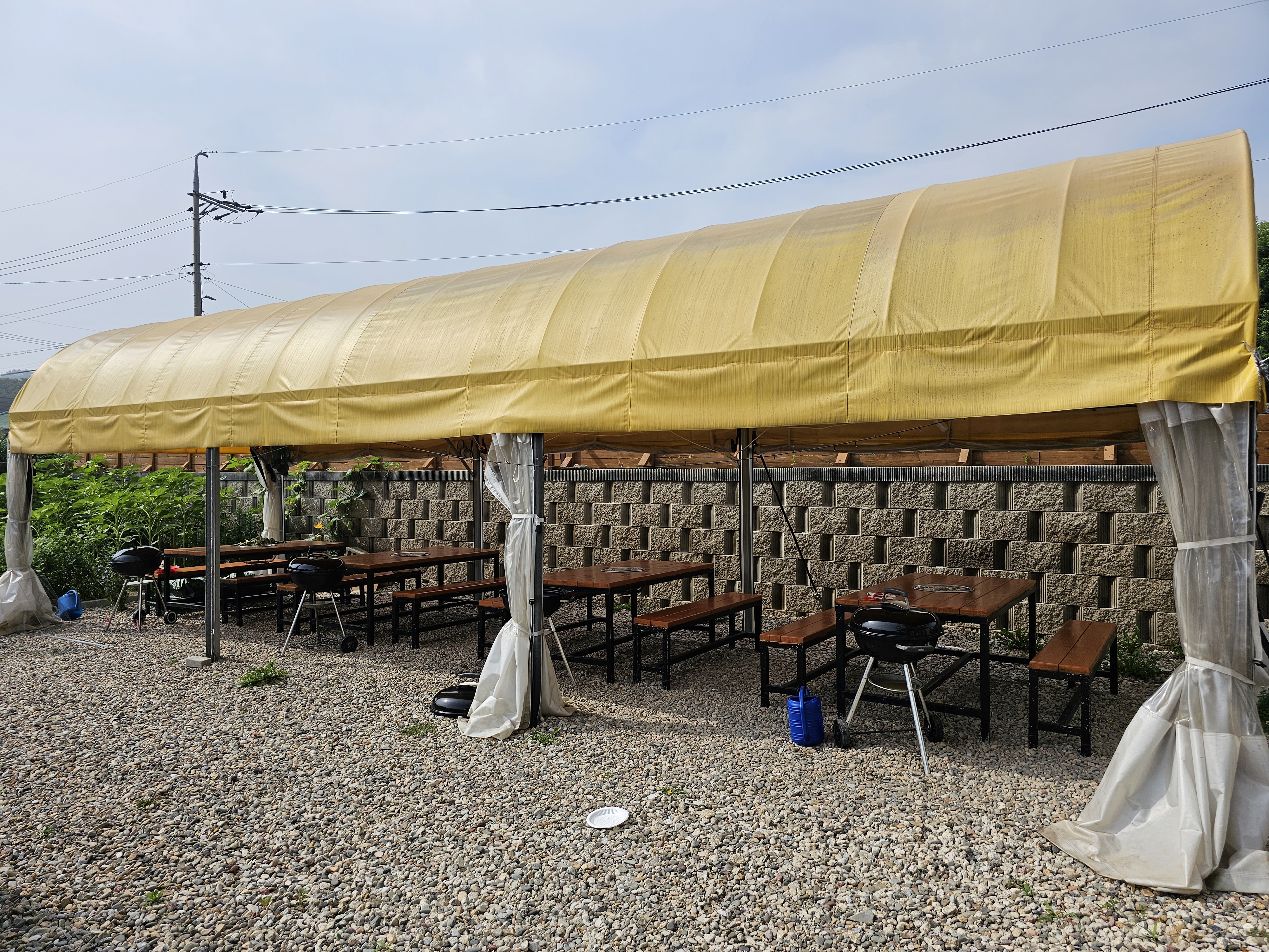 강원도_삼척시_라메르펜션_바베큐장