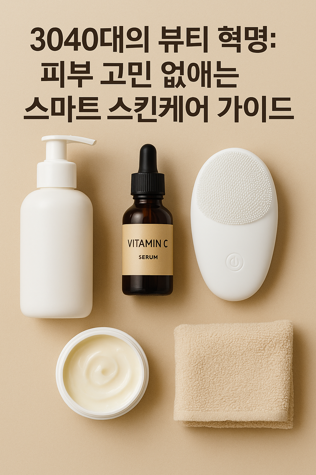 피부 고민 없앤느 스킨케어 관련 사진