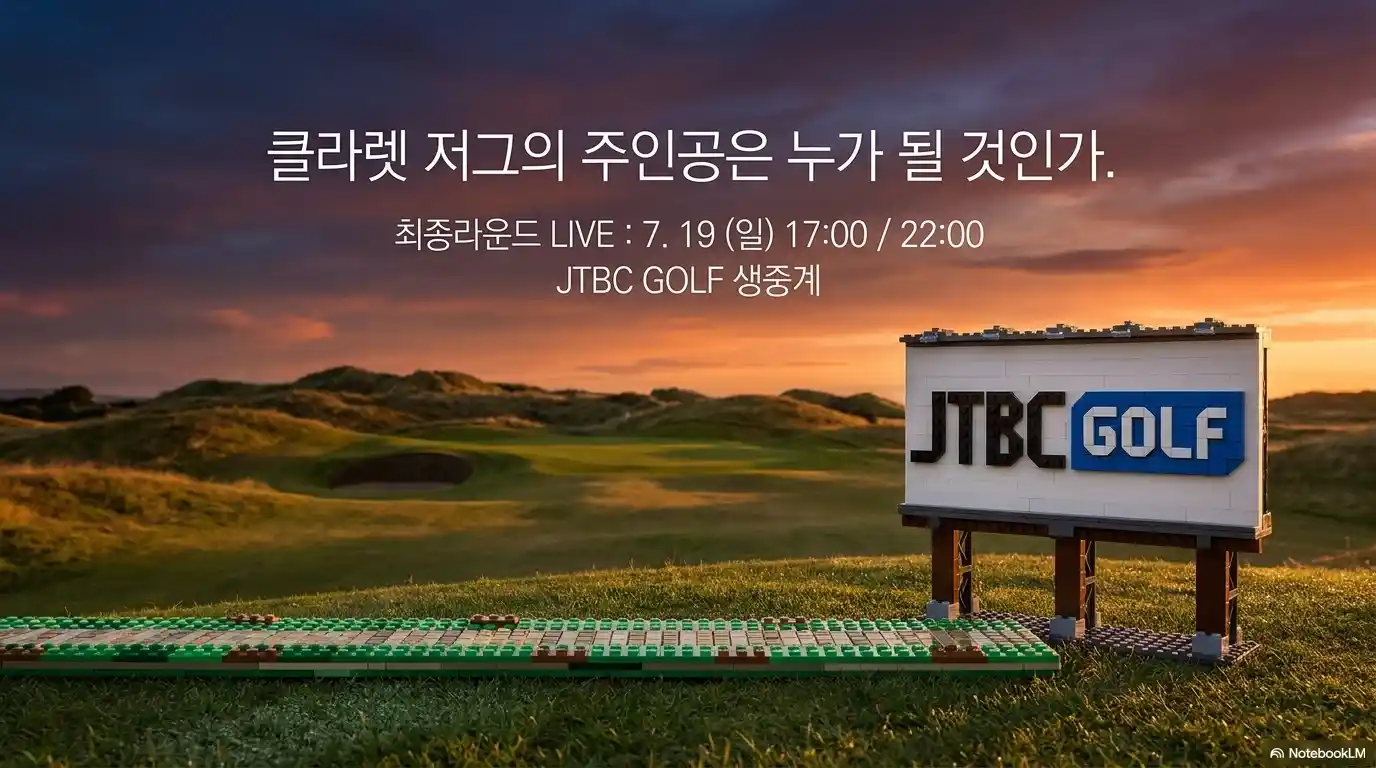 디 오픈 챔피언십 JTBC GOLF 생중계 안내 이미지