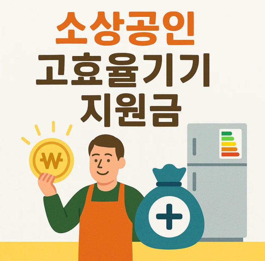 소상공인 고효율기기 지원금, 마지막 기회! 160만원 한도 내 40% 환급받는 법 (신청방법, 자격요건)