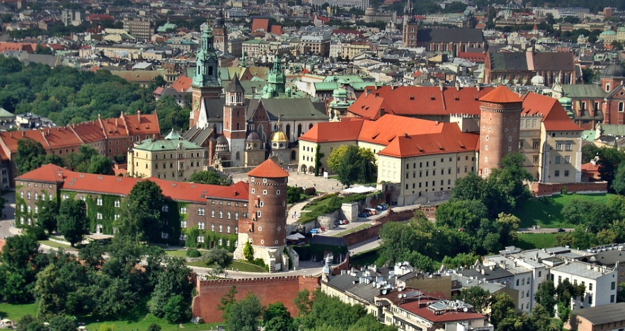 폴란드 소도시 크라쿠프 관련 사진