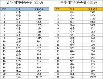이름 한자 서 종류와 의미_3