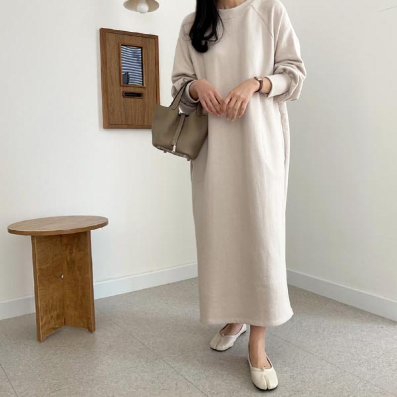 걸스데일리 걸스데일리 Muse12 나그랑 맨투맨 원피스