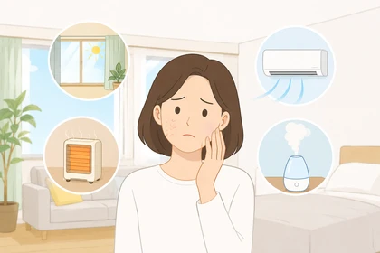 실내 환경 변화로 피부건조 심화 모습8
