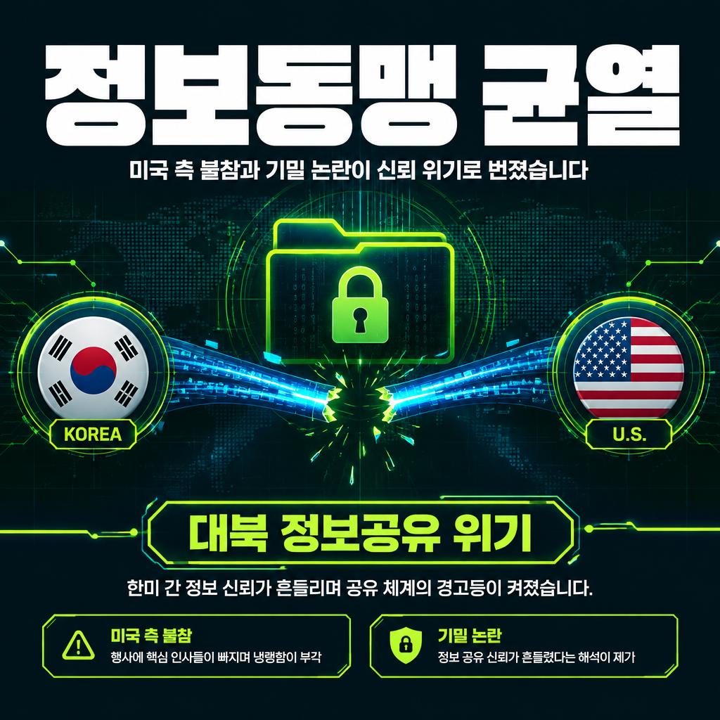 정보동맹 균열