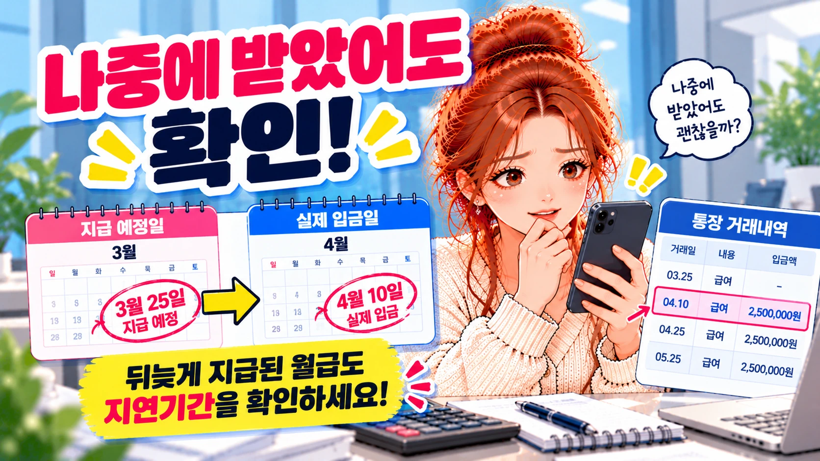 실업급여-임금체불-뒤늦은급여지급