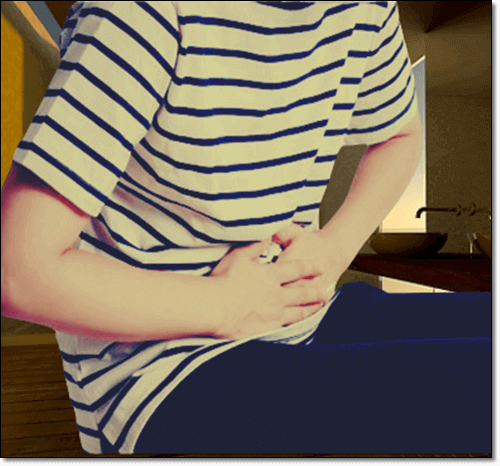 변비가 있는 남성