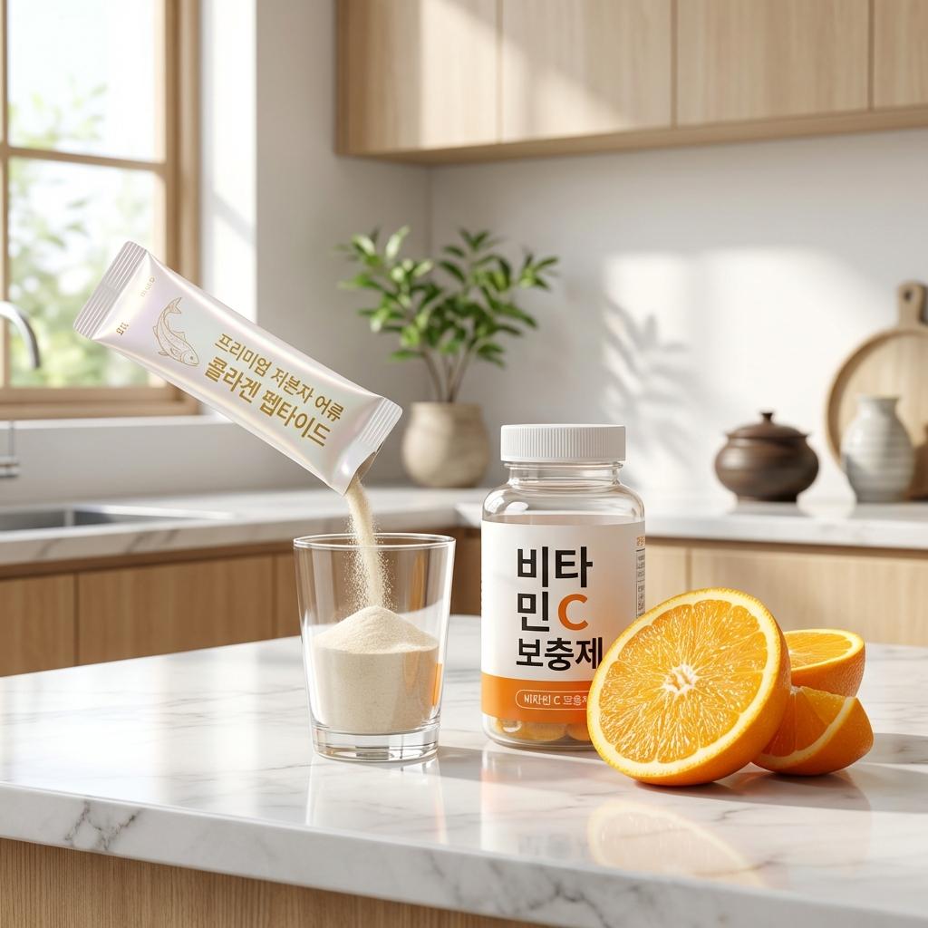 트리펩타이드콜라겐, 비타민C와 함께 먹으면 좋은 영양제 추천