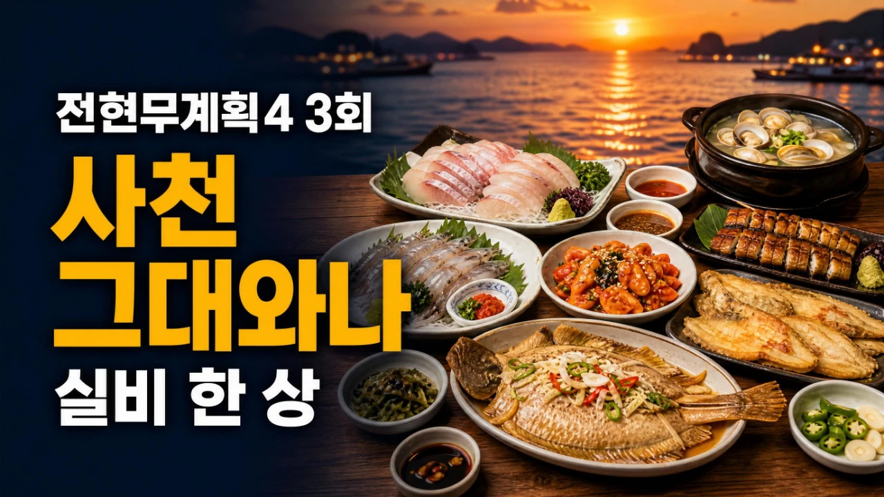 전현무계획4 3회 사천 실비 한 상 식당 그대와나 대표이미지